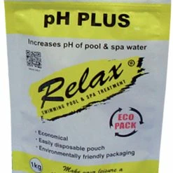 Relax 1kg PH Plus Swimming Pool Chemical Granules Pouch