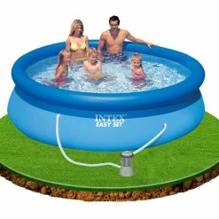 Intex 10ft X 30” Easy Set Above Ground Pool With Filter Pump