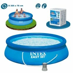 Intex 10ft X 30” Easy Set Above Ground Pool With Filter Pump -Camping Online Shop 28122c 16815.1436351366