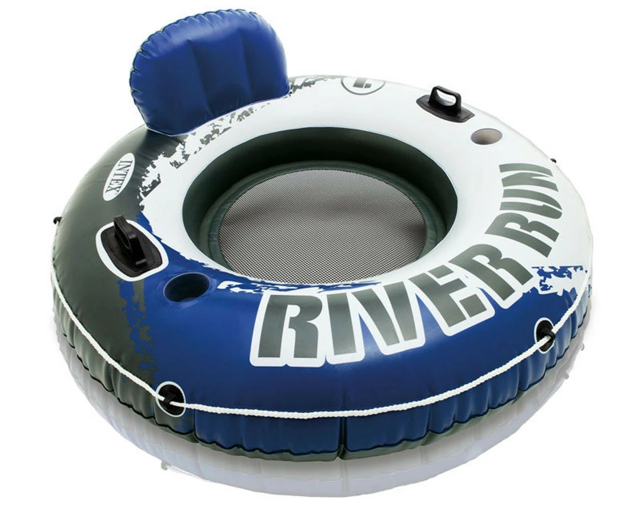 Intex River Run Luxury Inflatable Ring Floating Pool Tube 3 Intex River Run Luxury Inflatable Ring Floating Pool Tube - Image 3
