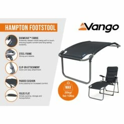Vango Hampton Padded Footstool - Excalibur 5 Vango Hampton Padded Footstool - Excalibur -Camping Online Shop Hampton Padded Footstool Features 71458.1674727248