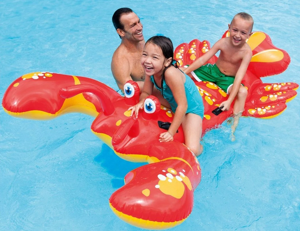 Intex Inflatable Giant Lobster Children's Ride On Pool Toy 1 Intex Inflatable Giant Lobster Children's Ride On Pool Toy