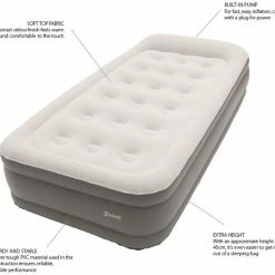 Outwell Superior Flock Camping Bed With Inbuilt Electric Pump -Camping Online Shop Superior Image 95609.1674131178