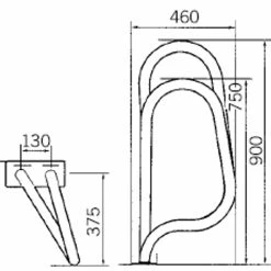 Astral Crossover Swimming Pool Exit Grab Rails Bars Handles -Camping Online Shop handrail sizes5 61711.1390304895