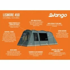 Vango Lismore Poled Family Camping Tent Package 20 Vango Lismore Poled Family Camping Tent Package -Camping Online Shop lismore 450 poled external features 56028.1669203920
