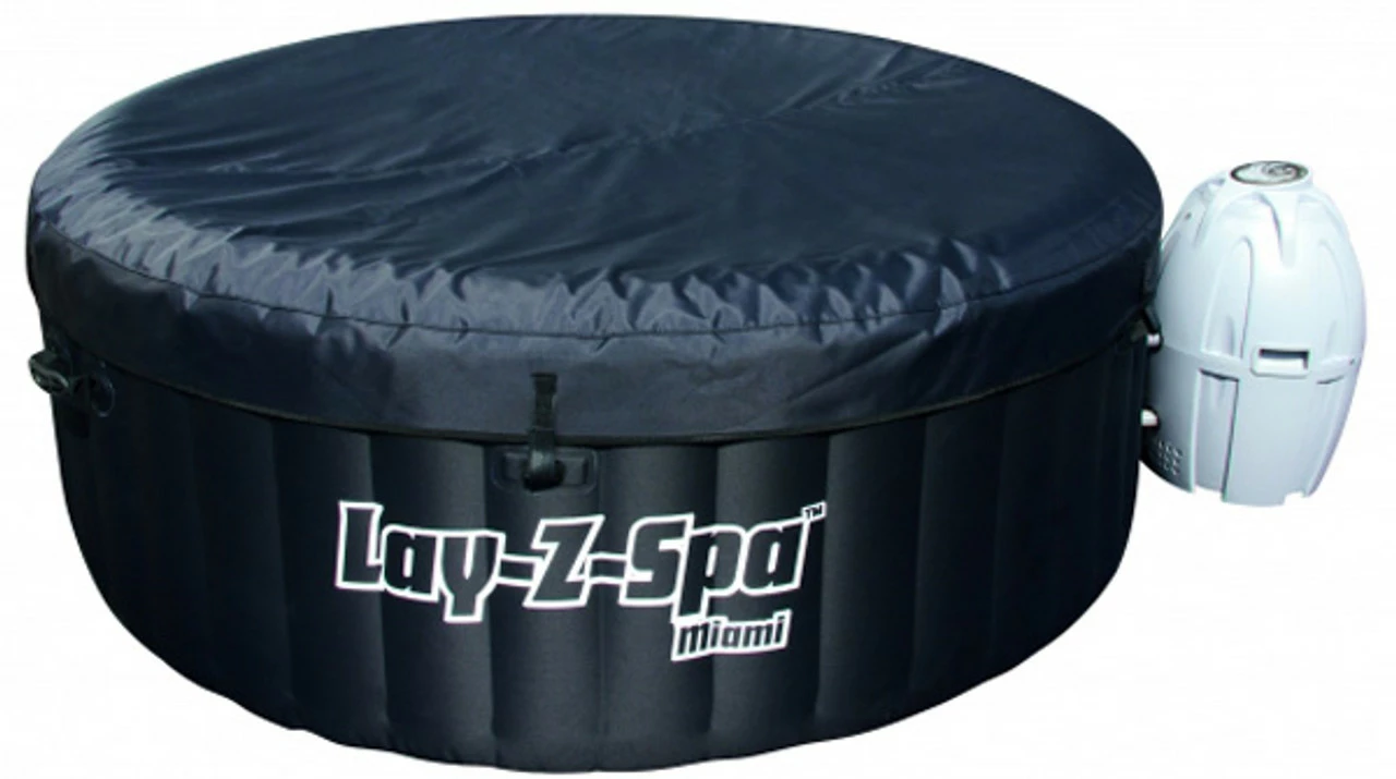 Bestway Lay-Z-Spa Miami Inflatable Jacuzzi Style Portable Hot Tub 2 Bestway Lay-Z-Spa Miami Inflatable Jacuzzi Style Portable Hot Tub - Image 2