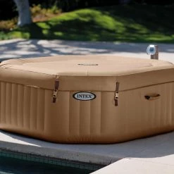 Intex Octagonal Spa Inflatable Jacuzzi Style Portable Hot Tub -Camping Online Shop octag cover 86248.1427368026