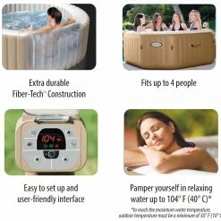 Intex Octagonal Spa Inflatable Jacuzzi Style Portable Hot Tub -Camping Online Shop octag spec 48527.1427368053