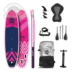 Fatstick Pure Art 10'6 SUP Inflatable Paddle Board Full Kit -Camping Online Shop pink pure art 31567.1652361798
