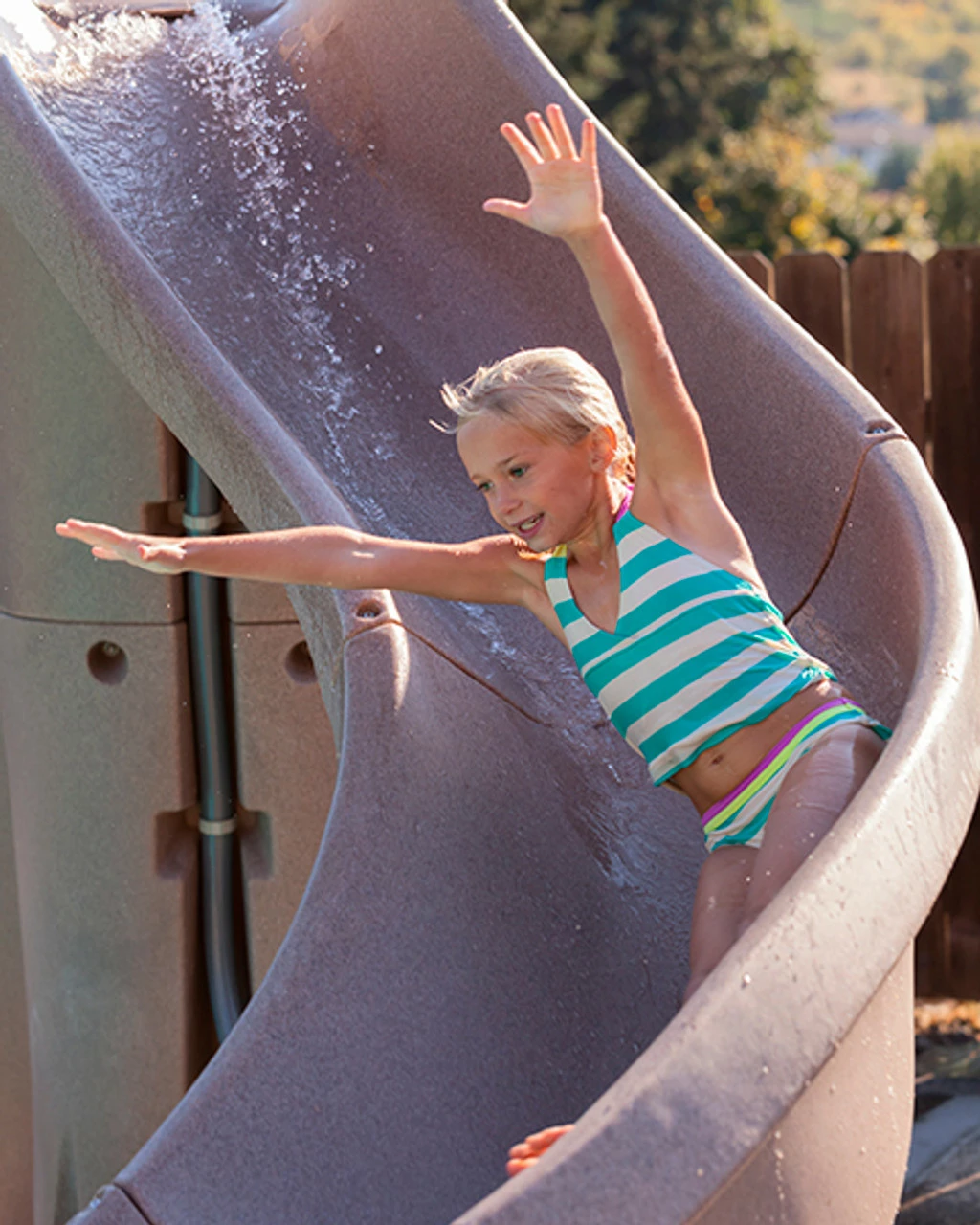 S R Smith SR Smith Turbo Twister Swimming Pool Slide 2 S R Smith SR Smith Turbo Twister Swimming Pool Slide - Image 2