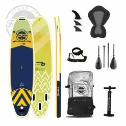 Fatstick Pure Art 10'6 SUP Inflatable Paddle Board Full Kit -Camping Online Shop yellow isup 02934.1652361811